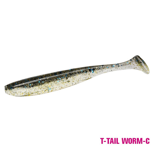 NEW SIZE 100mm 120mm T Tail Worm Soft Lures Easy Shiner Artificial Soft Baits Odor Added For Bass Fishing Wobblers