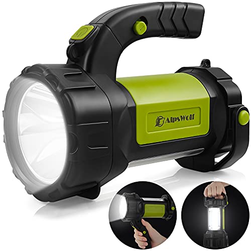 Camping Lantern, Outdoor Hiking, Rechargeable Blackout, AlpsWolf LED Flashlight Lantern with 800LM, 3600 Capacity Battery