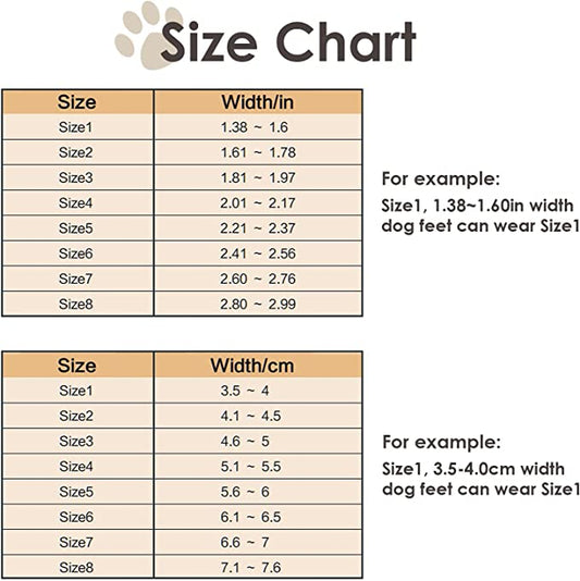 XSY&G Dog Boots,Waterproof Dog Shoes,Dog Booties with Reflective Rugged Anti-Slip Sole and Skid-Proof,Outdoor Dog Shoes for Medium to Large Dogs 4Pcs-Size7