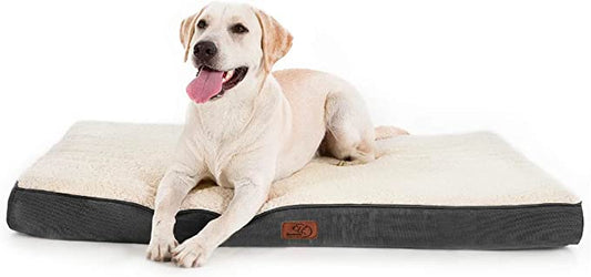 Bedsure Dog Bed for Large Dogs - Big Orthopedic Dog Bed with Removable Washable Cover, Egg Crate Foam Pet Bed Mat, Suitable for 50 lbs to 100 lbs