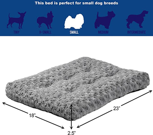 MidWest Homes for Pets Deluxe Dog Beds Super Plush Dog & Cat Beds Ideal for Dog Crates Machine Wash & Dryer Friendly, 1-Year Warranty