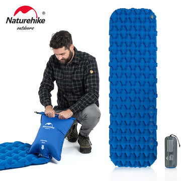Naturehike Inflatable Mattress Air Mattress Ultralight Outdoor Sleeping Pad Folding Bed Sleeping Mat Hiking Camping Mattress